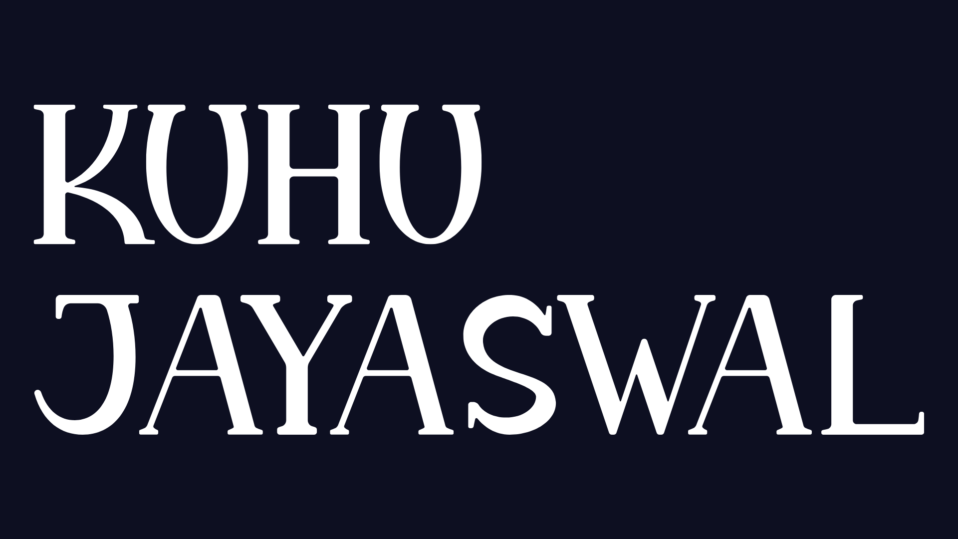 Kuhu Jayaswal Logo
